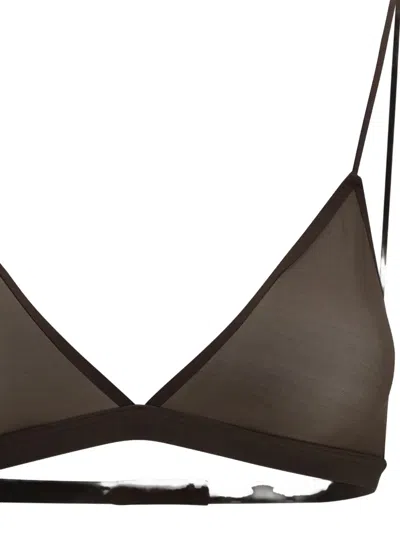 Calvin Klein Ruby Triangle Bra In Gray