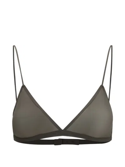 Calvin Klein Ruby Triangle Bra In Gray
