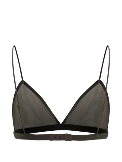 Calvin Klein Ruby Triangle Bra In Gray