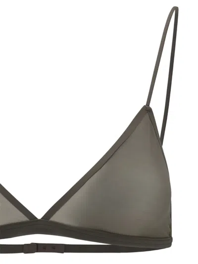 Calvin Klein Ruby Triangle Bra In Gray