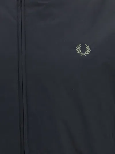 Fred Perry Black Polyamide Shell Jacket In Black