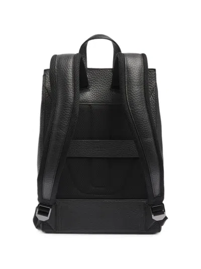 Lancel Milo Grained Leather Backpack In Black