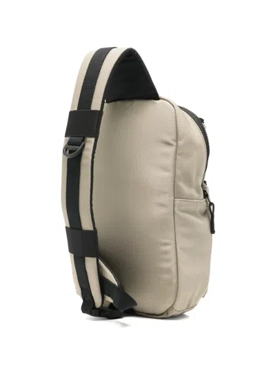 Stone Island Compass-patch Backpack In Neutrals