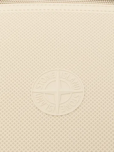 Stone Island Compass-patch Backpack In Neutrals
