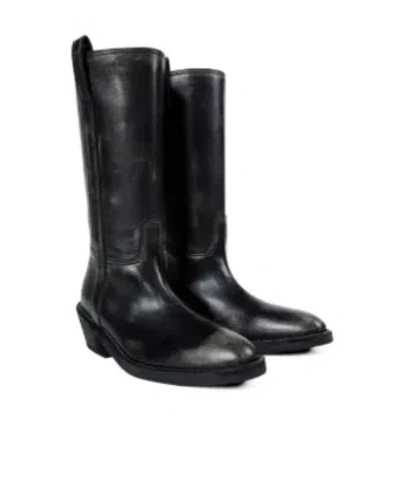 Ann Demeulemeester Laxit Pull-on Boots In Black