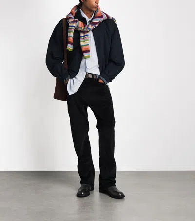 System Cotton Stripe Shirt In Multi