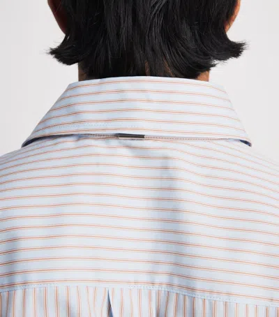 System Cotton Stripe Shirt In Multi