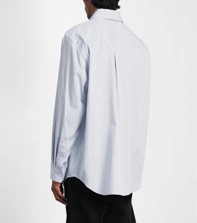 System Cotton Stripe Shirt In Multi