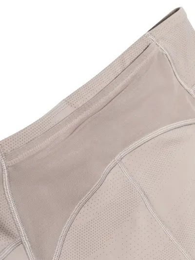 On X Erewh Logo-print Compressi Shorts In Gray