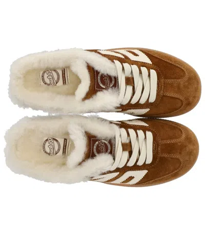 Back70 Easter Suede Brown Sneaker In Multi