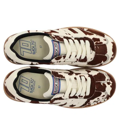 Back70 Cloud Cow Brown White Sneaker In Brown