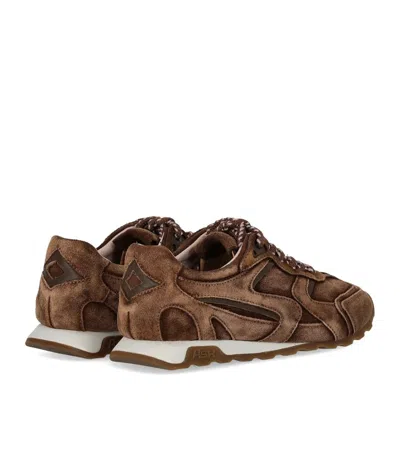 Ash Kasar Suede Brown Sneaker In Brown