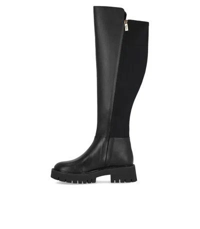Michael Kors Ridley Black High Boot In Multi