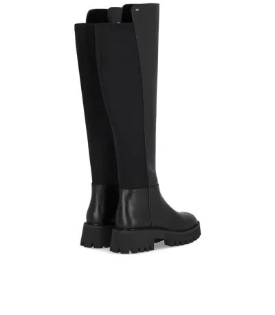 Michael Kors Ridley Black High Boot In Multi