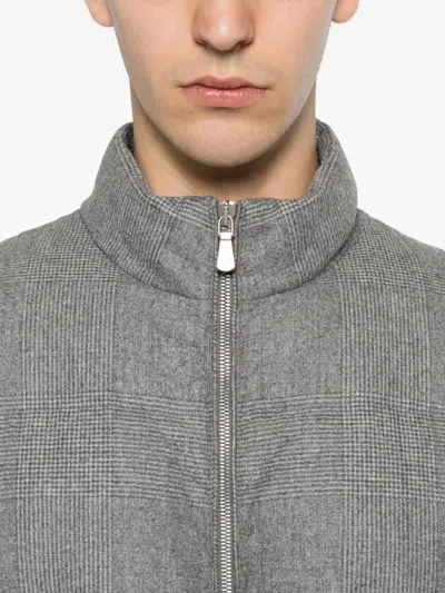 Eleventy Flap-pocket Padded Jacket In Multi