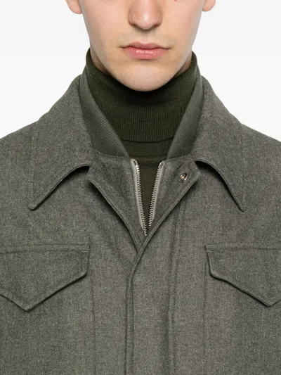 Eleventy Flap-pocket Jacket In Multi