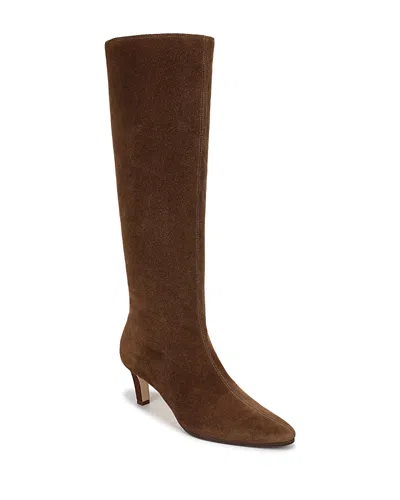 Veronica Beard Aisla Knee High Boot In Brown