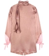 VALENTINO PUSSY-BOW BLOUSE,P00249261