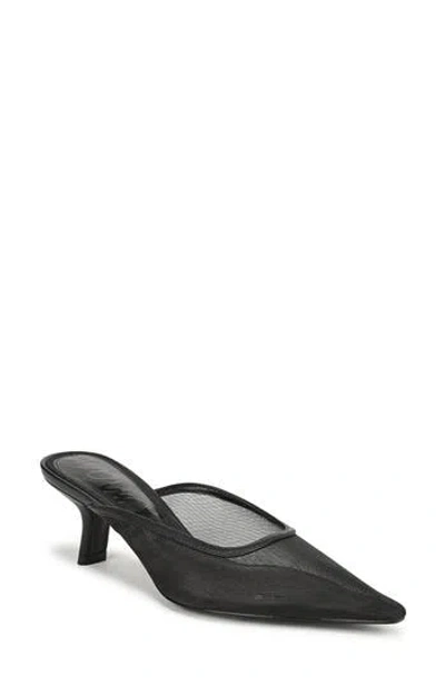 Sam Edelman Brandy Mesh Pointed Toe Mule In Black