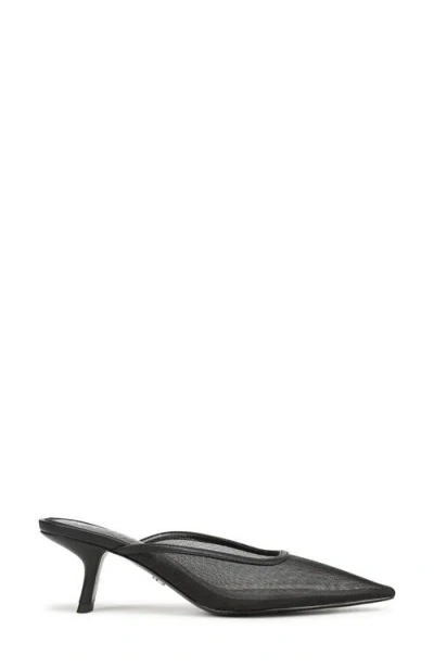 Sam Edelman Brandy Mesh Pointed Toe Mule In Black