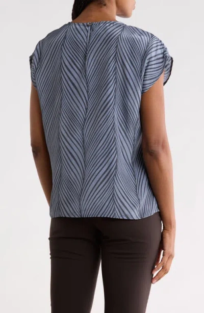 Apny Cap Sleeve Shell In Multi