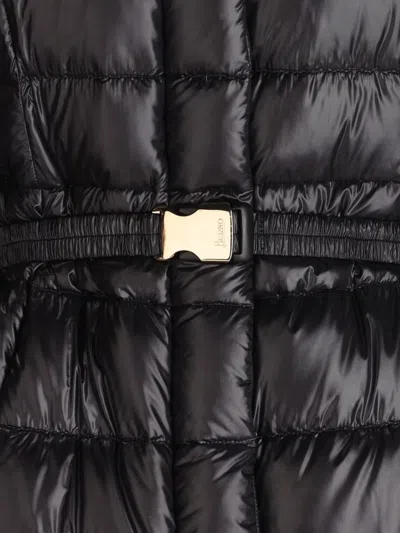 Herno Direct-injected Down Filled Down Jacket In Black