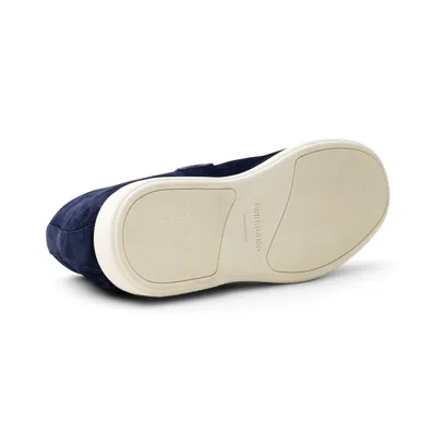 Ferragamo Suede Desert Boots In Blue