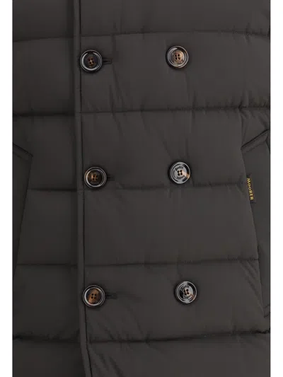 Moorer Down Jacket In Brown