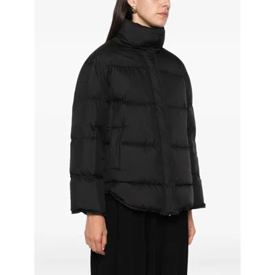 Max Mara Studio Zona Down Jacket In Black