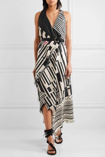 Shop Etro Printed Silk Maxi Dress