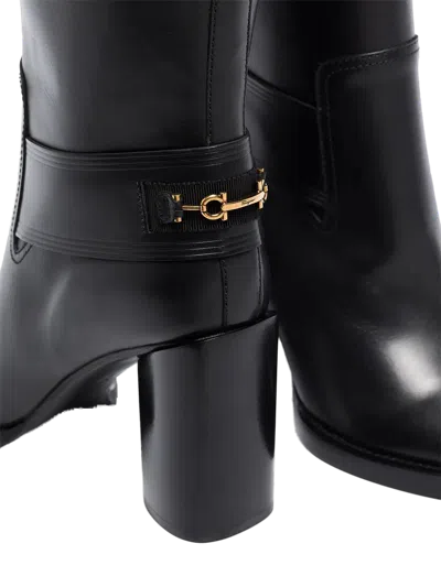Ferragamo Boot In Black