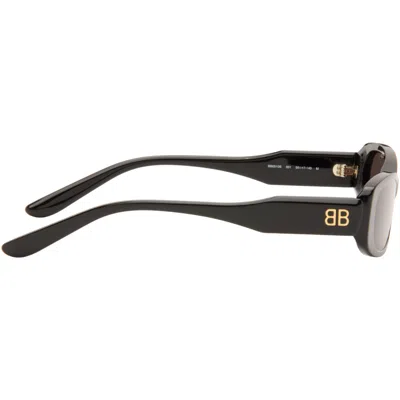 Balenciaga Eyewear Rectangular Frame Sunglasses In Black