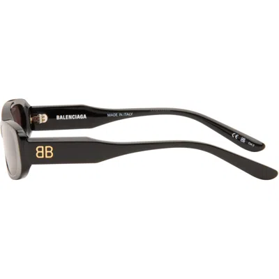 Balenciaga Eyewear Rectangular Frame Sunglasses In Black