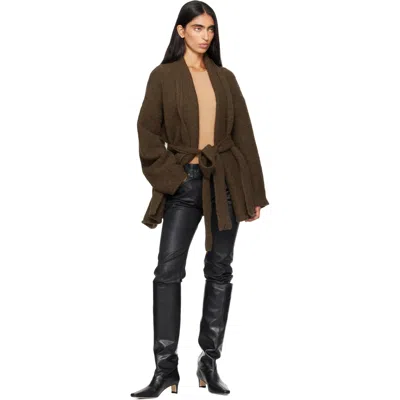 Staud Solid Leather Knee-high Boots In Black