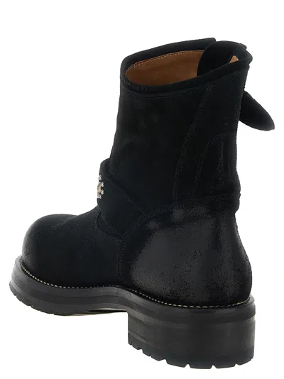 Second / Layer Second/layer 'rider' Ankle Boots In Black