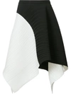 PROENZA SCHOULER pleated asymmetric skirt,DRYCLEANONLY