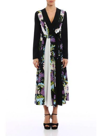Shop Diane Von Furstenberg Penelope Dress In Silk In Black