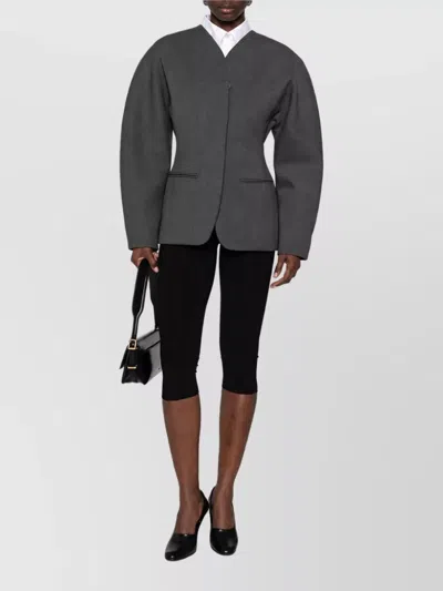 Jacquemus Blazer In Gray