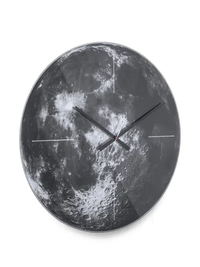 Karlsson Moon-print Wall Clock In Multi