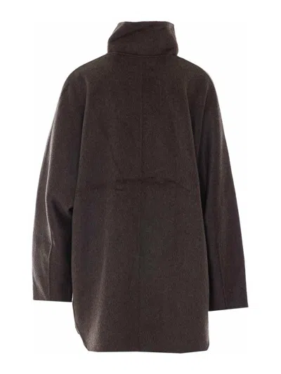 The Dynamis Studio Amsterdam Button-up Coat In Brown