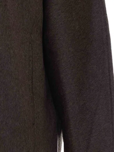 The Dynamis Studio Amsterdam Button-up Coat In Brown
