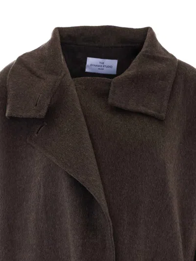 The Dynamis Studio Amsterdam Button-up Coat In Brown