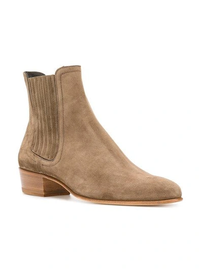Shop Louis Leeman Pointed Ankle Boots - Brown