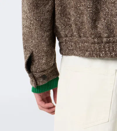 Auralee Wool Jacket In Brown