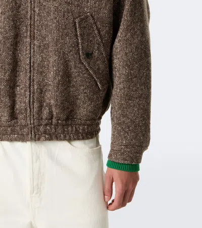 Auralee Wool Jacket In Brown
