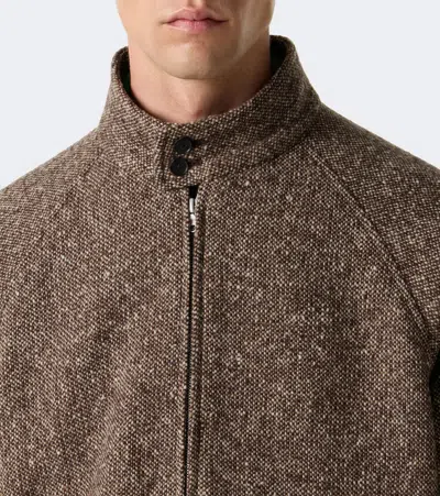 Auralee Wool Jacket In Brown