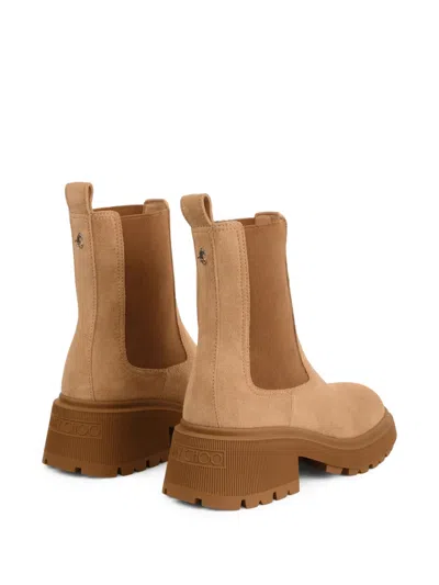 Jimmy Choo Tamia 70 Suede Chelsea Boots In Multi