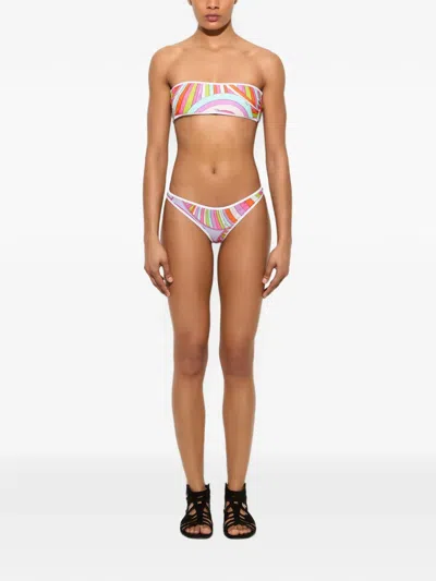 Pucci Iride-print Bikini Bottom In Multi