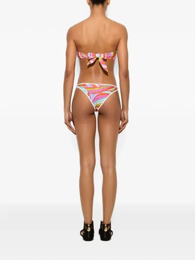 Pucci Iride-print Bikini Bottom In Multi