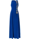 STEFANO DE LELLIS embellished sleeveless maxi dress,DRYCLEANONLY